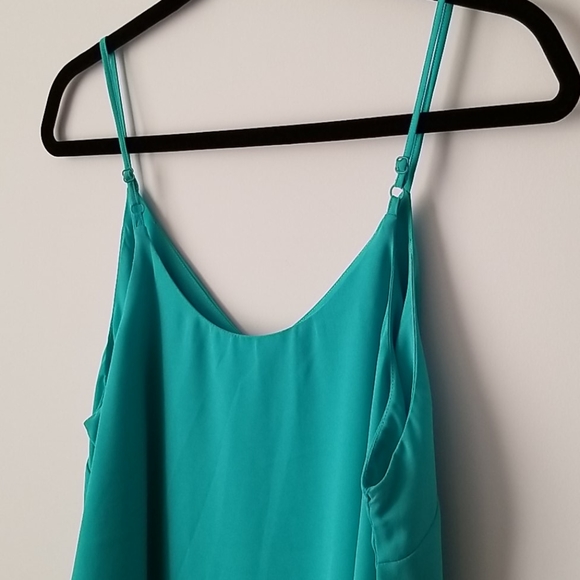 Suzy Shier Bright Turquoise Camisole - Picture 3 of 5